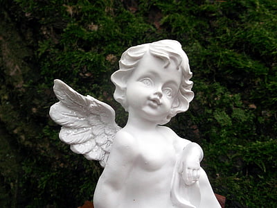 Angel, usko, hautausmaa, Toivottavasti, kuva, veistos, patsas
