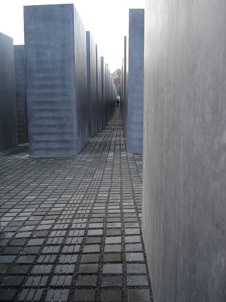 berlin, holocaust, memorial, concrete, genocide, germany