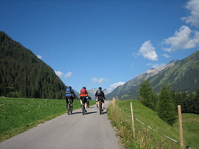 cycling, bike, away, transalp, sport, bicycle, outdoors