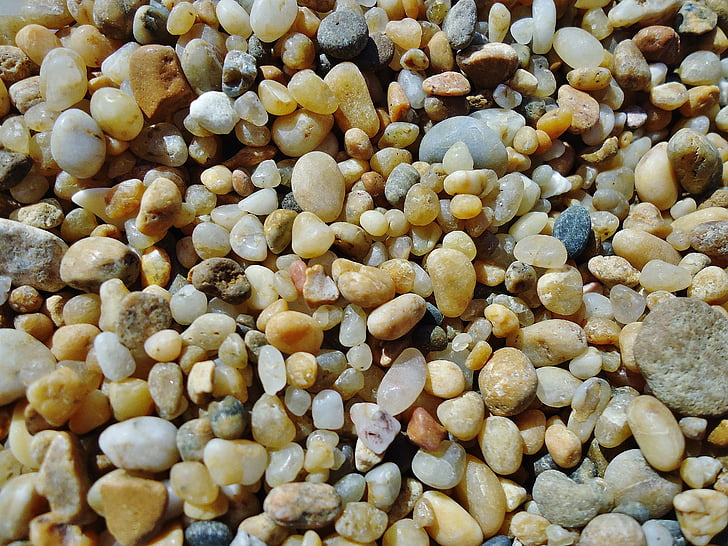 pebbles, beach, ocean, colors, pebble, roller, nature