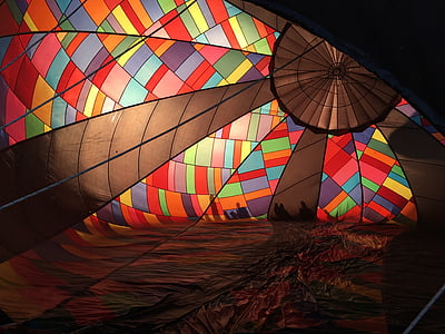 αερόστατα θερμού αέρα, μπαλόνια, Reno, Reno μπαλόνι αγώνες, πτήση με αερόστατο, πολύχρωμο, φως