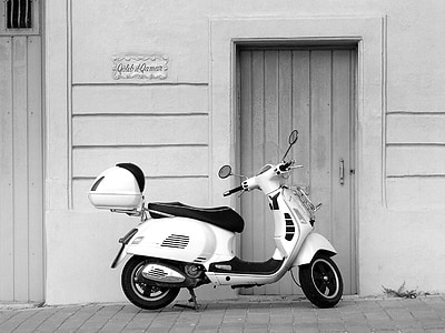 Vespa, scuter, Italiană, cool, stil, motocicleta, transport