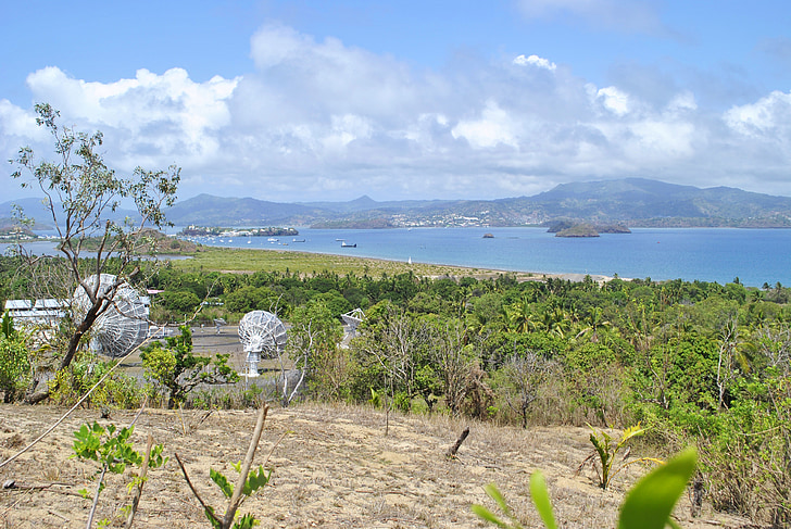 Mayotte, Samudra Hindia, Danau dziani, pemandangan