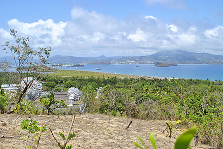 Mayotte, Indische Oceaan, dziani lake, landschap