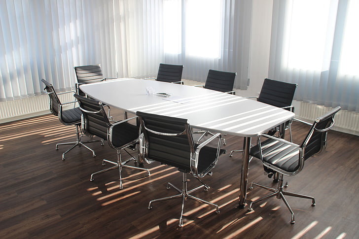 taula, Oficina, reunió, treball, negoci, despatx d'advocats, dissenyador