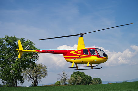 helikopter, muhe, na nebu, klima vozila, leti, avion, propeler