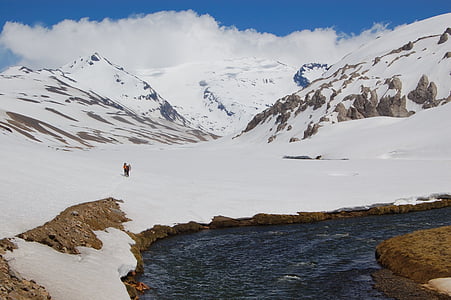 montagna, ghiacciaio, ghiaccio, alpinismo, trekking, Argentina, natura