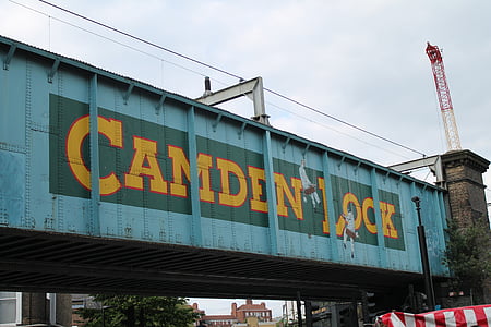 Camden, mesto, zámok, Camden lock, Camden town, Londýn, Anglicko