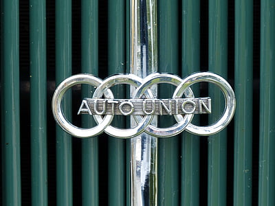 Auto union, godło, Oldtimer, pojazd, logo, motoryzacyjny, Automatycznie