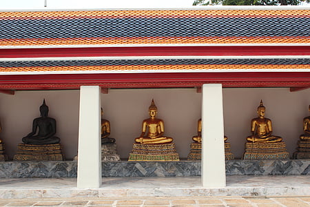 Bangkok, Buddha, Zelts, Meditācija, Budisms, Taizeme, Āzija