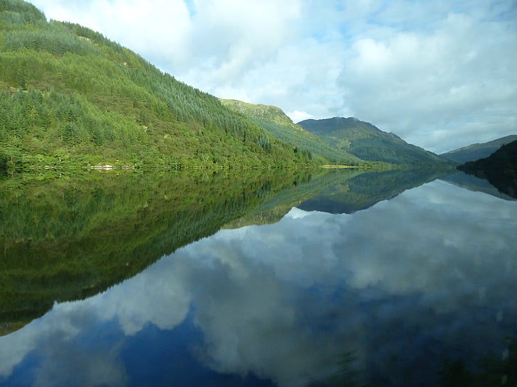 scotland, lake, water, hole