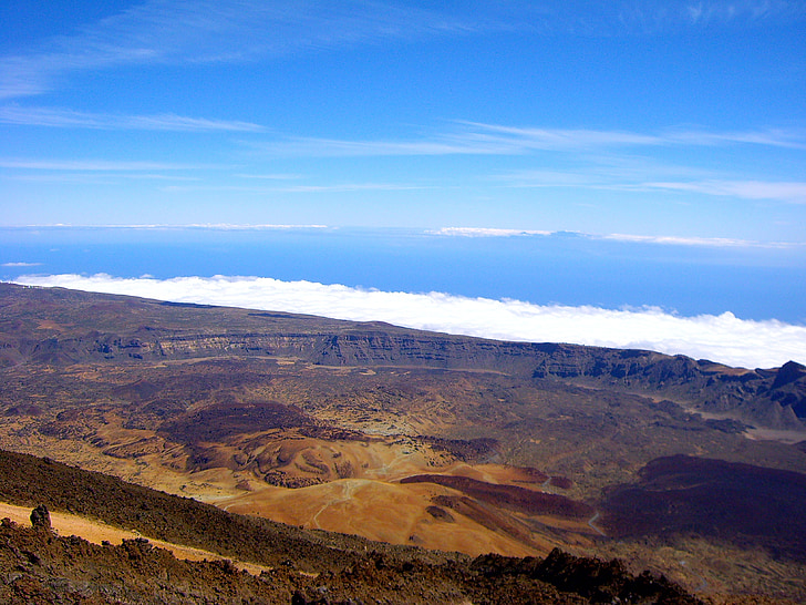 Tenerife, pico de teide, céu