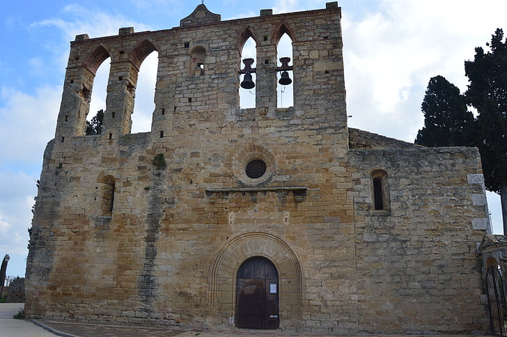 Zamek, Twierdza, średniowieczny, Katalonia, Catalunya, kamień, historyczne