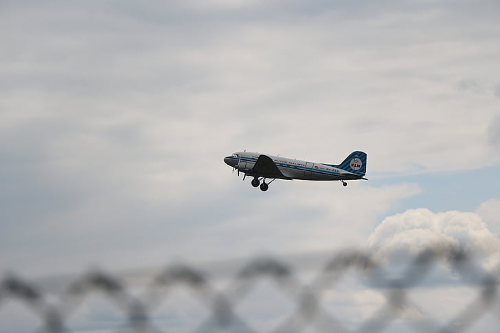 avião, DC3, KLM, areoplane, avião, aviões, vintage
