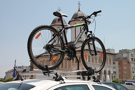 자전거, 자전거, 자동차, 사이클, 차량, 광고 문안, 교통