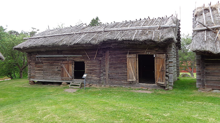 åland, old house, house, cottage, finland