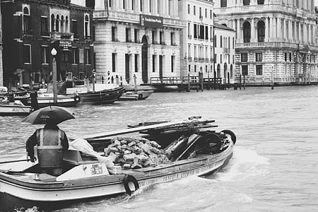 Italia, Venezia, regn, Venezia, Grandekanalen, båter