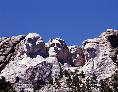 планината Ръшмор, Паметник, забележителност, живописна, Южна Дакота, Паметник, националните