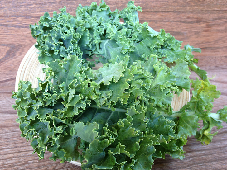 Kale, zelená, zelenina, Kadeřávek, závod, produkují, jídlo