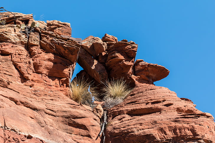 Sedona, kliffen, Canyon, Arizona, rood, landschap, zuidwesten