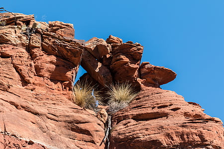 塞多纳, 悬崖, 峡谷, 亚利桑那州, 红色, 景观, 西南