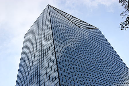 небоскреб, здание, цикл, Атланта, Бизнес, Голубой, Высотное здание