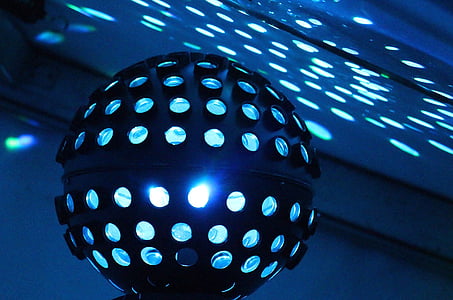 DJ, disco, iluminación, partido, celebración, música, club nocturno