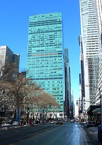 Νέα Υόρκη, πόλεις, αστική, Μητροπολίτης, 42nd street, στο κέντρο της πόλης, ουρανοξύστες