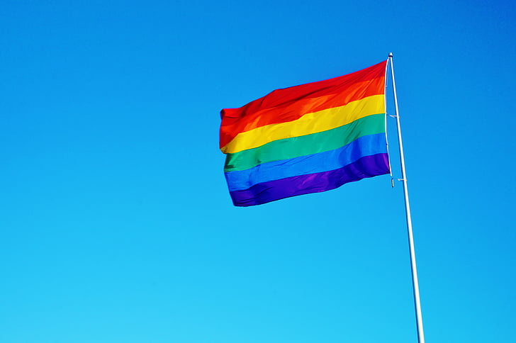 flag, san francisco, rainbow, castro