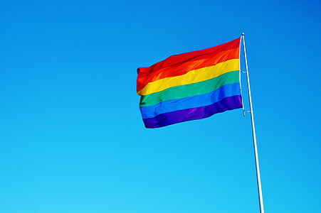 karogs, san francisco, varavīksne, Castro