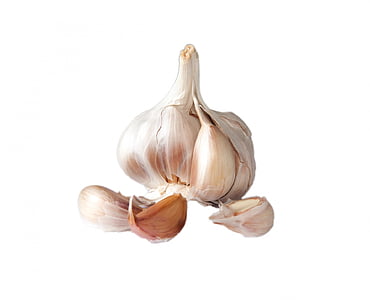 garlic, bulb, clove, cloves, skin, close-up, details