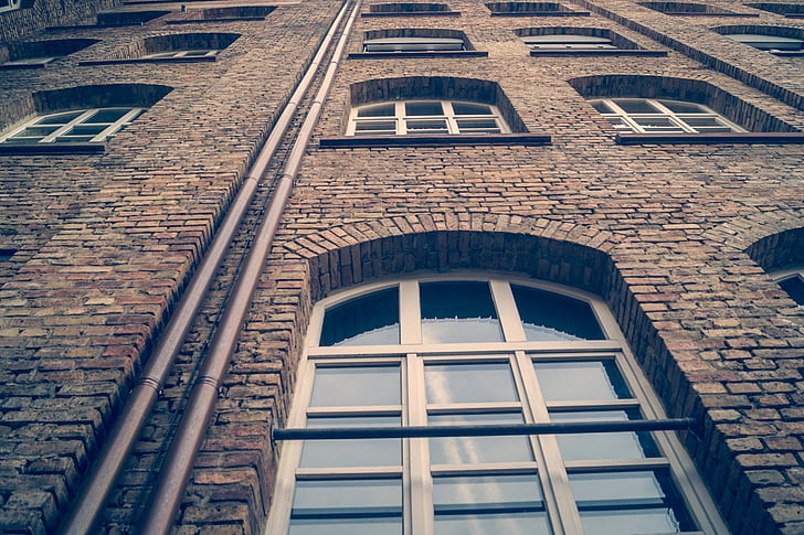 wall, window, building, facade, architecture, old window, home