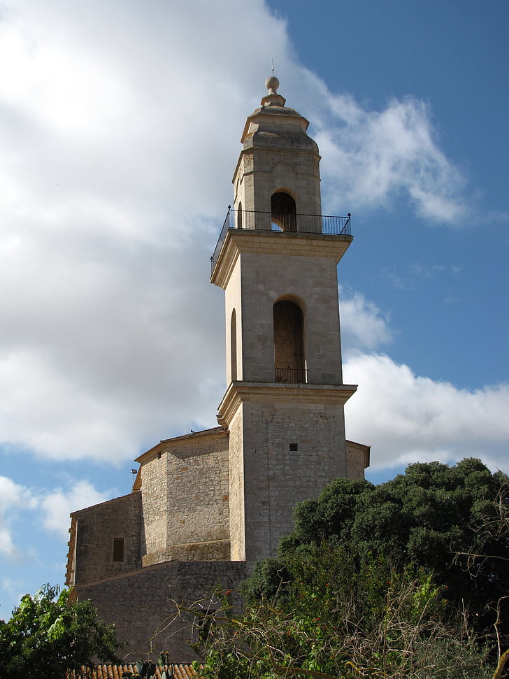 kostel, Mallorca, Španělsko, Mallorca, budova, Středomořská, Architektura