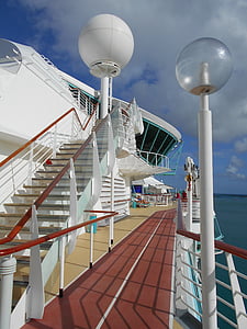 paluba, loď, cestování, plavba, cestovní ruch, výletní loď, Cruise dovolená