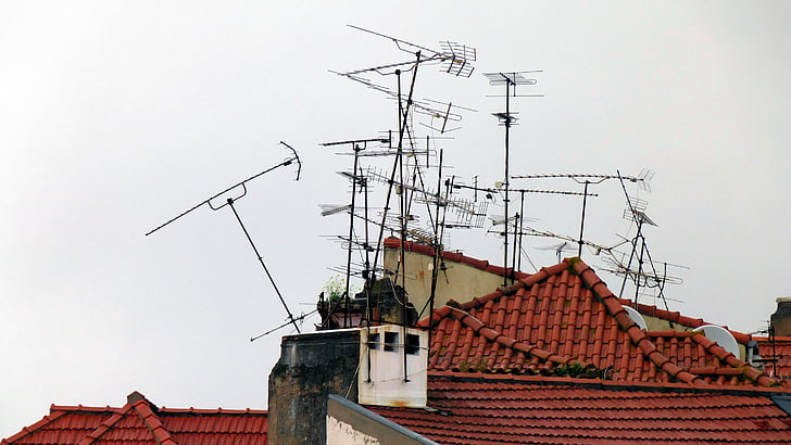 Strona główna, budynek, anteny, dachy, Architektura, dachu, Historia
