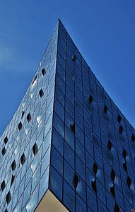 Elbphilharmonie östra spetsen, större projekt, Hamburg, byggnad, arkitektur, Speicherstadt, moderna