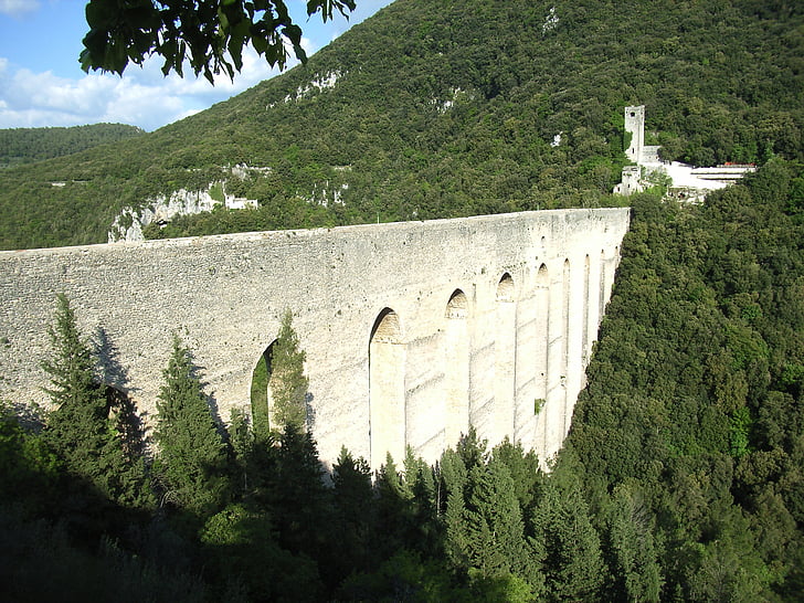 Италия, акведукт, исторически, Рим, древен, исторически, забележителност