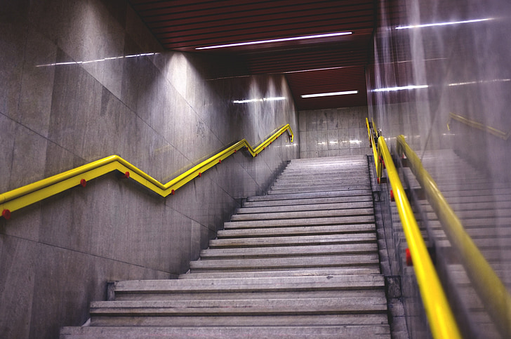 kopėčios, metro, Italija, Milanas