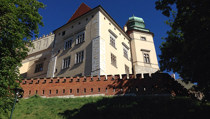 Krakov, Wawel, Poljska, spomenik, grad, arhitektura, muzej