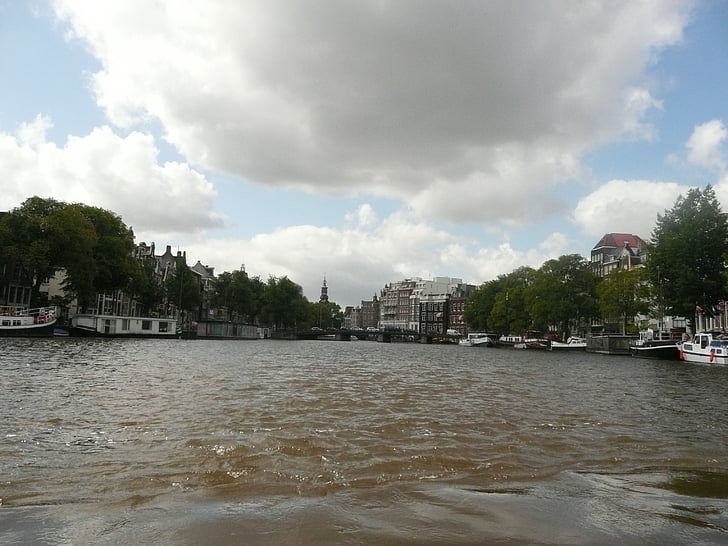 Amsterdam, kanał, jazdy ulega awarii, Amstel
