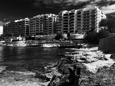 Malta, plajă, mare, vacanta, Valetta