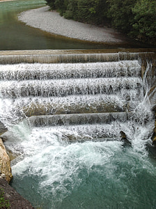 vattenfall, Lech, Füssen, Tyskland