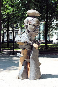 Skulptur, lange voorhout, den Haag, Skulpturen-Ausstellung
