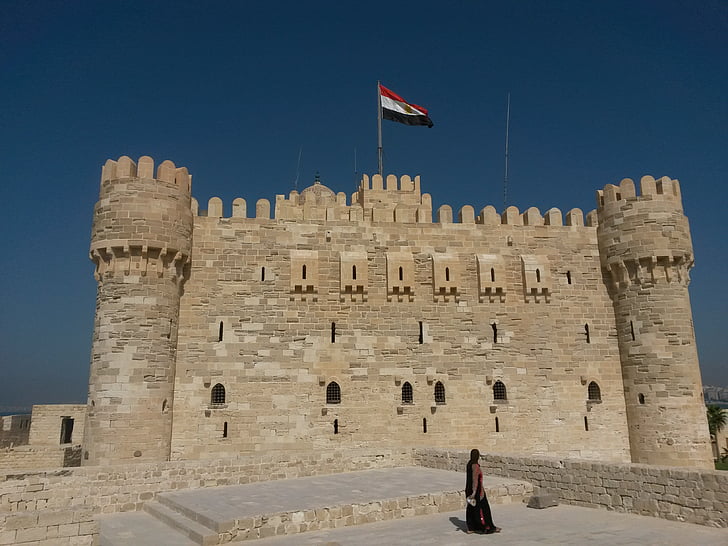 Castle, Alexandria, világítótorony, Fort, híres hely, történelem, torony