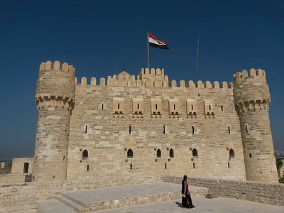 замък, Александрия, фара, Форт, Известният място, история, кула