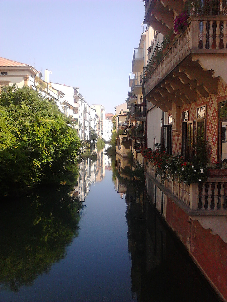 Padova, Italië, rivier