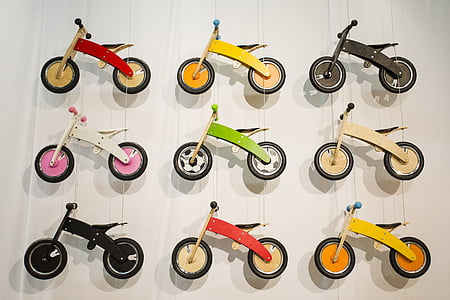 arte, biciclette, bici, Classic, colorato, colorato, decorazione