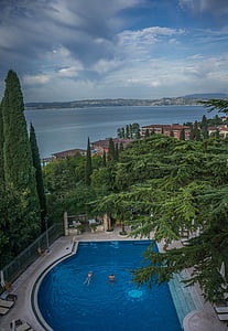 езерото Гарда, Италия, Европа, пътуване, Туризъм, вода, Крепост Сирмионе