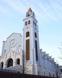 Сан Луис Бельтран, Церковь, Бильбао, Испания, здание, фасад, Башня