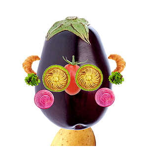 Jajčevec, sadje, zelenjavo, dejavnost, znak, alimentaion, dekoracija